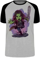 Camiseta adulto ou infantil Gamora guardioes da galaxia - Foto 4