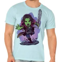 Camiseta adulto ou infantil Gamora guardioes da galaxia - Foto 5