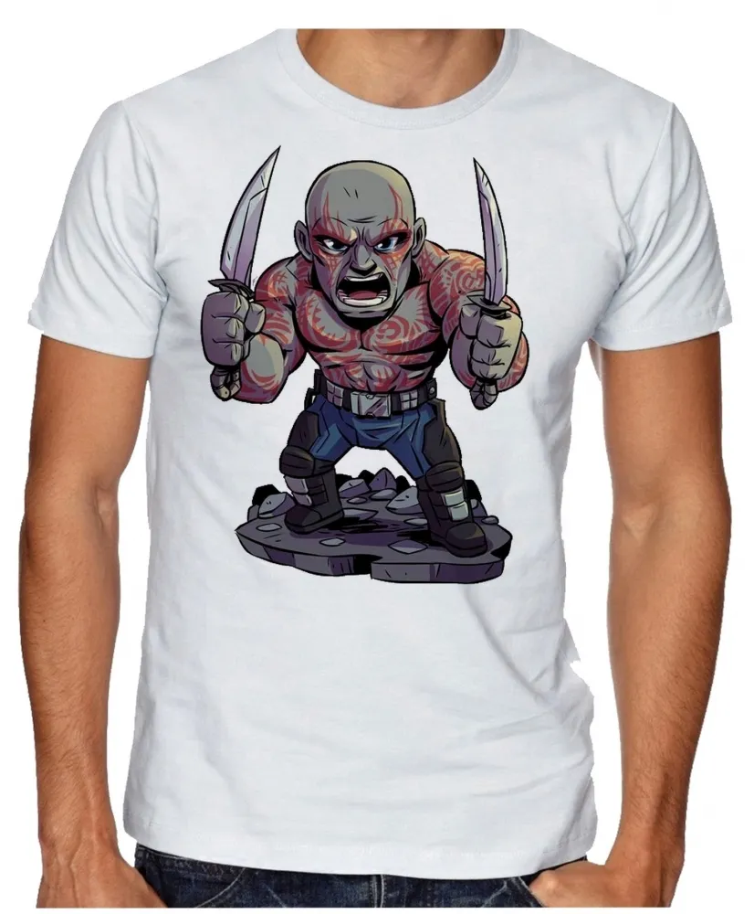 Camiseta adulto ou infantil Drax guardiões da galaxia