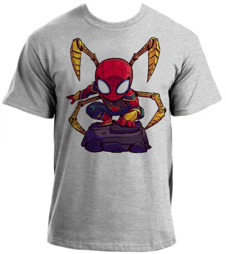 Camiseta adulto ou infantil Homem aranha trja tony Stark
