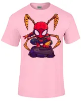 Camiseta adulto ou infantil Homem aranha trja tony Stark - Foto 5