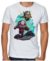  Camiseta adulto ou infantil Homem formiga vespa super herois - Foto 2