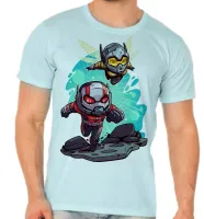  Camiseta adulto ou infantil Homem formiga vespa super herois - Foto 5