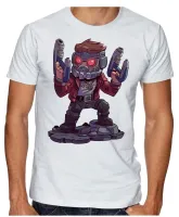 Camiseta adulto ou infantil Peter quill guardioes galaxia hero - Foto 2