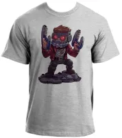 Camiseta adulto ou infantil Peter quill guardioes galaxia hero - Foto 3