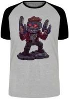 Camiseta adulto ou infantil Peter quill guardioes galaxia hero - Foto 4