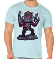 Camiseta adulto ou infantil Peter quill guardioes galaxia hero - Foto 5