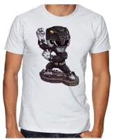 Camiseta adulto ou infantil Power ranger  black preto - Foto 2