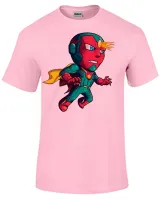 Camiseta adulto ou infantil Visão Vingadores heroi cartoon - Foto 4