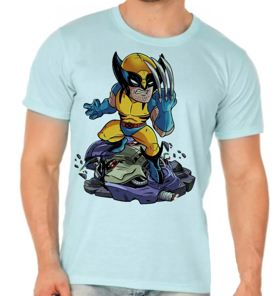 Camiseta adulto ou infantil Wolverine garra vingador logan Imagem