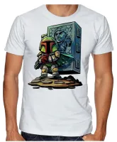Camiseta adulto ou infantil boba fett han solo star wars - Foto 3