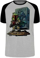 Camiseta adulto ou infantil boba fett han solo star wars - Foto 5