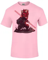Camiseta adulto ou infantil Darth Maul vilão vader star wars - Foto 4