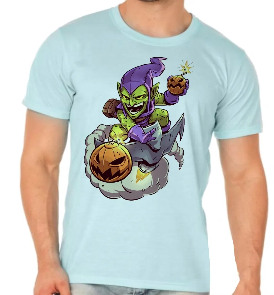 Camiseta adulto ou infantil Duende verde homem aranha vilão