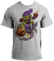 Camiseta adulto ou infantil Duende verde homem aranha vilão - Foto 3