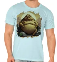 Camiseta adulto ou infantil Jabba hutt vilão star wars - Foto 5