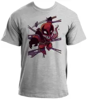 Camiseta adulto ou infantil Venom deadpool desenho - Foto 2
