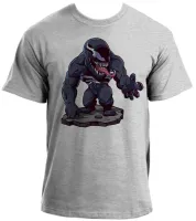 Camiseta adulto ou infantil Venom vilão homem aranha negro - Foto 2