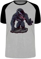 Camiseta adulto ou infantil Venom vilão homem aranha negro - Foto 3