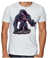 Camiseta adulto ou infantil Venom vilão homem aranha negro - Foto 4