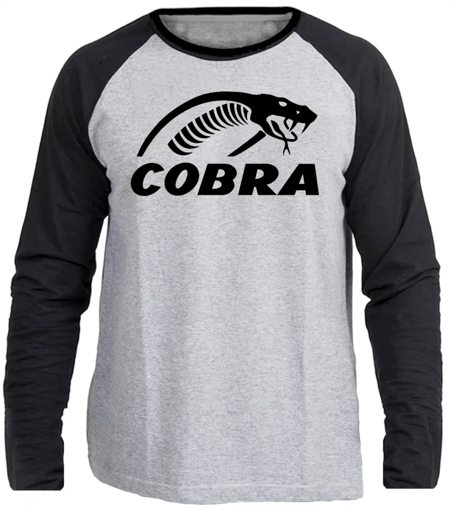Camiseta manga longa Infantil ou Adulto Cobra Naja serpente shelby Imagem
