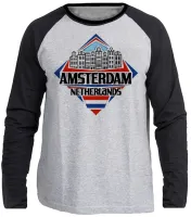 Camiseta manga longa Infantil ou Adulto Amsterdam Holanda Lembrança - Foto 3