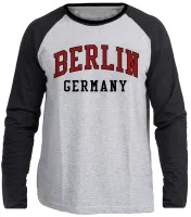 Camiseta manga longa Infantil ou Adulto Berlin alemanha europa - Foto 3