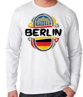 Camiseta manga longa Infantil ou Adulto Berlin Alemanha Lembrança - Foto 2