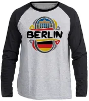 Camiseta manga longa Infantil ou Adulto Berlin Alemanha Lembrança - Foto 3