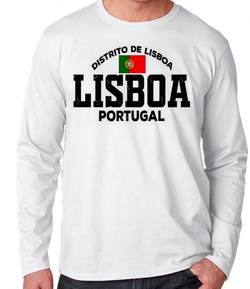 Camiseta manga longa Infantil ou Adulto Lisboa Portugal Europa Imagem