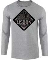 Camiseta manga longa Infantil ou Adulto Lisboa Portugal lembrança - Foto 2