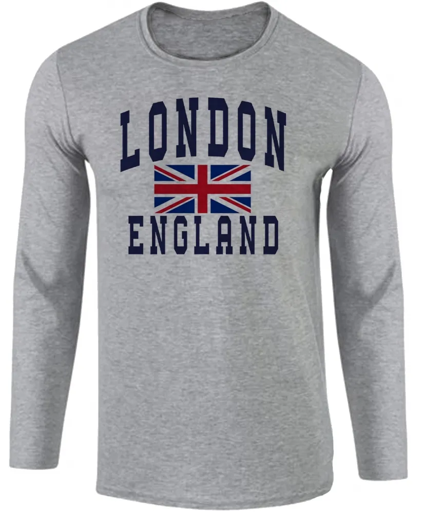 Camiseta manga longa Infantil ou Adulto Londres Inglaterra london Imagem
