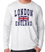 Camiseta manga longa Infantil ou Adulto Londres Inglaterra london - Foto 2