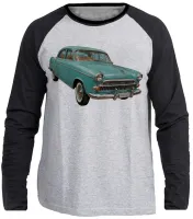 Camiseta manga longa Infantil ou Adulto Aero willys carro antigo - Foto 3