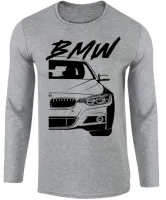 Camiseta manga longa Infantil ou Adulto Bmw 320i carro luxo - Foto 2