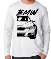 Camiseta manga longa Infantil ou Adulto Bmw 320i carro luxo - Foto 3