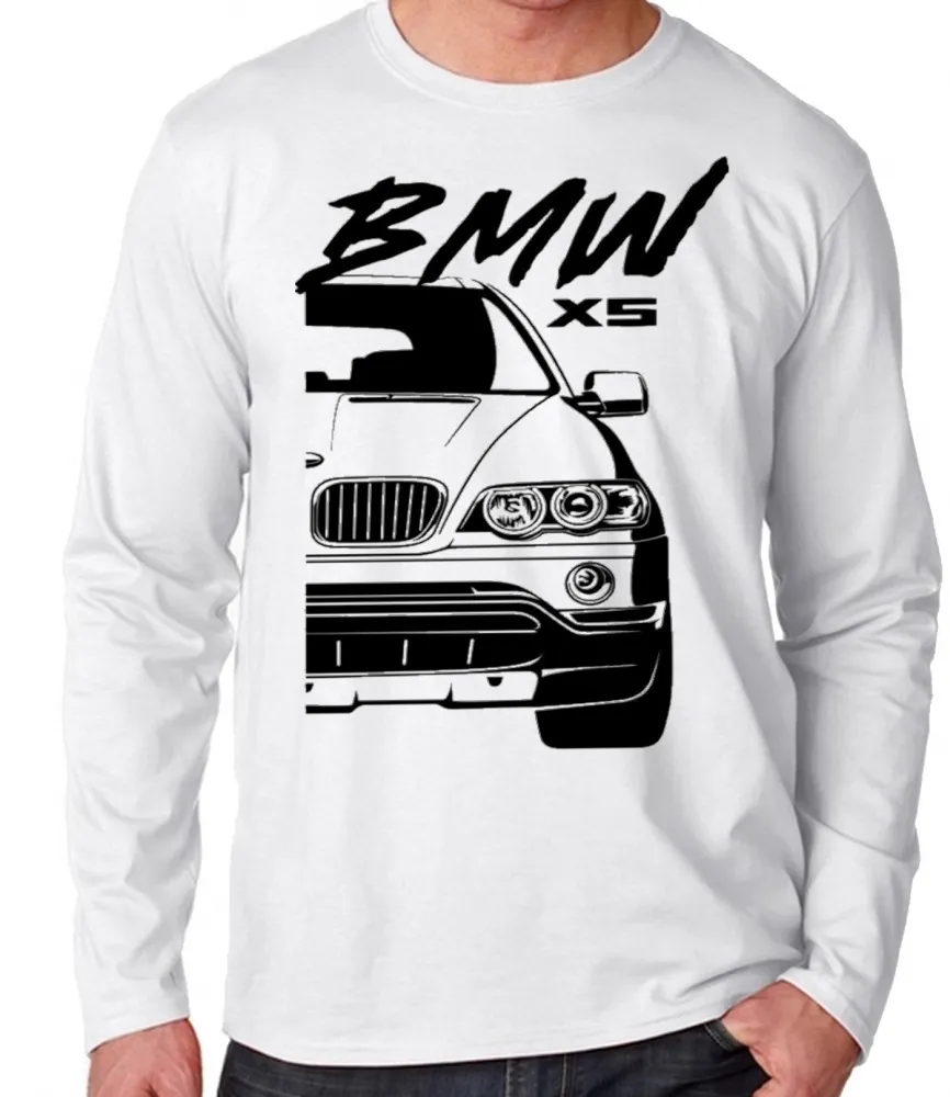 Camiseta manga longa Infantil ou Adulto bmw X5 camionete Imagem