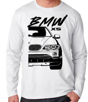 Camiseta manga longa Infantil ou Adulto bmw X5 camionete
