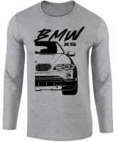 Camiseta manga longa Infantil ou Adulto bmw X5 camionete - Foto 2