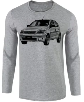 Camiseta manga longa Infantil ou Adulto Chevrolet corsa carro antigo bom - Foto 2