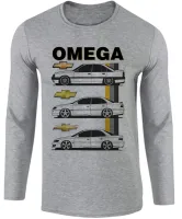 Camiseta manga longa Infantil ou Adulto Chevrolet omega modelo geraçoes - Foto 2