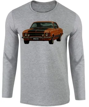 Camiseta manga longa Infantil ou Adulto Chevrolet Opala SS carro antigo