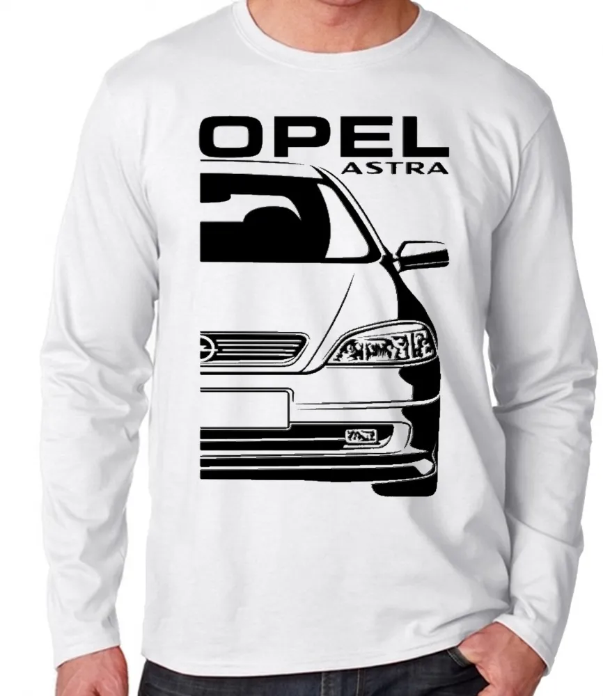 Camiseta manga longa Infantil ou Adulto Chevrolet opel astra Imagem