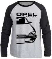 Camiseta manga longa Infantil ou Adulto Chevrolet opel corsa carro antigo - Foto 2