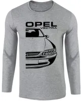 Camiseta manga longa Infantil ou Adulto chevrolet vectra opel carro antigo - Foto 2