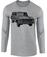 Camiseta manga longa Infantil ou Adulto Chevrolet Veraneio camionete antiga - Foto 2