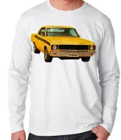 Camiseta manga longa Infantil ou Adulto Dodge darth charger carro antigo - Foto 3