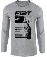 Camiseta manga longa Infantil ou Adulto Fiat 500 modelo novo - Foto 2