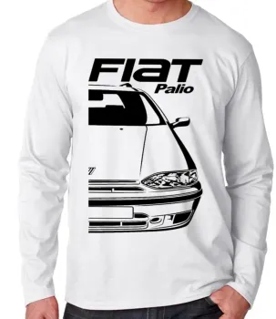 Camiseta manga longa Infantil ou Adulto fiat palio 1997