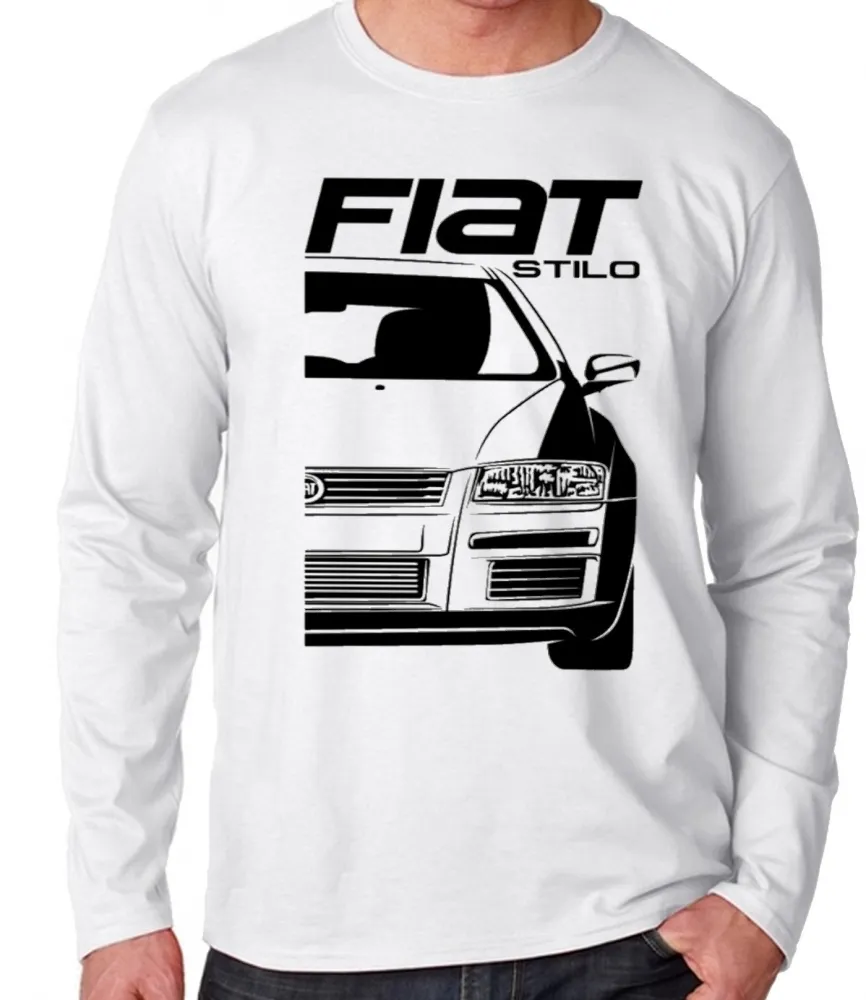 Camiseta manga longa Infantil ou Adulto Fiat Stilo carro antigo